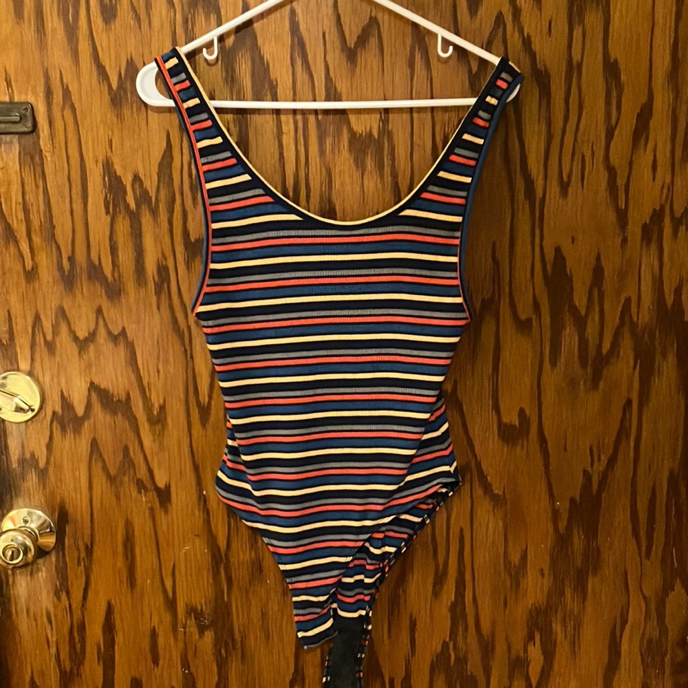 Urban Outfitters Out from Under striped body suit